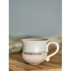 Bloomingville Claire Kop, lysebrun/lysegr, Stentj