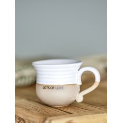 Bloomingville Claire Kop, Hvid, Stent�j