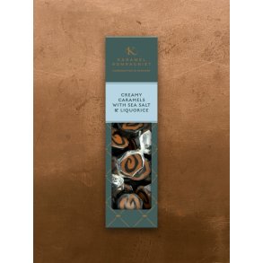 Karamel Kompagniet -  Bl�d fl�de karamel med lakrids og havsalt - 138g