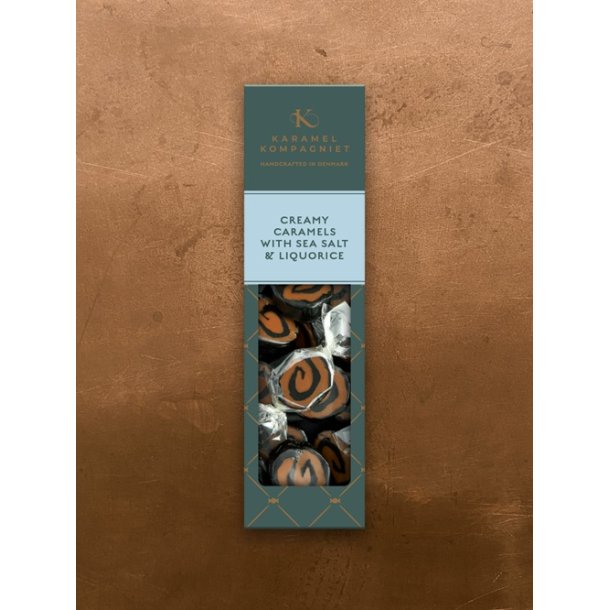 Karamel Kompagniet -  Bl�d fl�de karamel med lakrids og havsalt - 138g