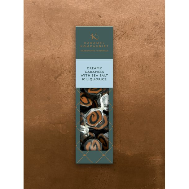 Karmel Kompaniet -  Bld flde karamel med lakrids og havsalt - 138g