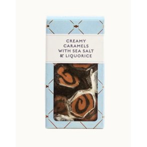 Karamel Kompagniet - Creamy Caramels With Sea Salt & Liquorice -  (Tiny �ske) ca. 60g