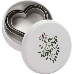 Ib Laursen Dse med 3 hjerte-kageudstikkere, mistelten p lget