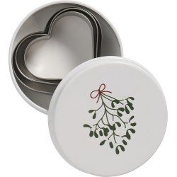 Ib Laursen Dse med 3 hjerte-kageudstikkere, mistelten p lget