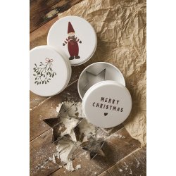 Ib Laursen Dse med 3 hjerte-kageudstikkere, mistelten p lget