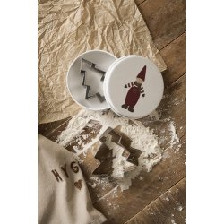 Ib Laursen Dse med 3 juletr-kageudstikkere, nisse p lget