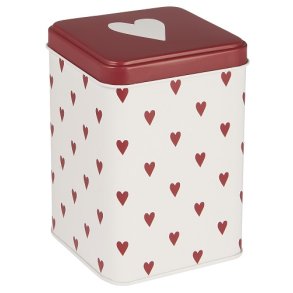 Ib Laursen Dse med hjerter firkantet 8,7 cm