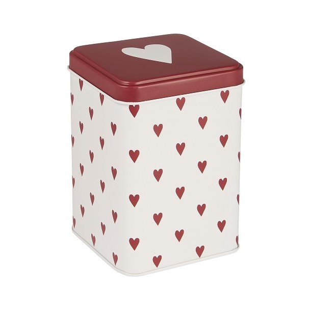 Ib Laursen Dse med hjerter firkantet 8,7 cm