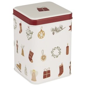 Ib Laursen Dse med juleikoner My Nostalgic Christmas firkantet, 8.7 cm.