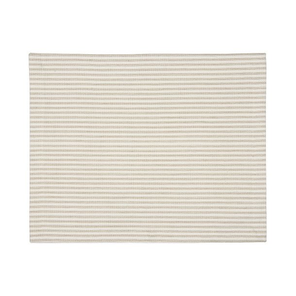 Ib Laursen Dkkeserviet beige med hvide striber 35-45 cm