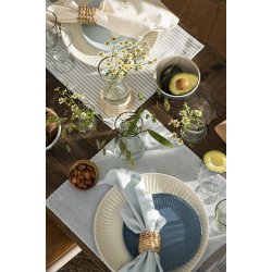 Ib Laursen Dkkeserviet stvbl med hvide striber 35-45 cm