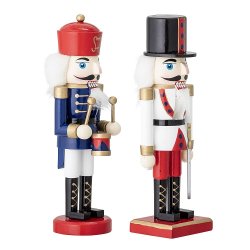 Bloomingville -Nddeknkker  Darren Deko, Rd, Fyr 20 cm., 2 varianter,  1 stk.