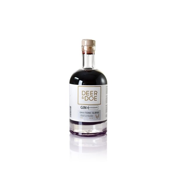 NORDISK JUL Deer &amp; Doe Gin &amp; Tonic Gl�gg med kirseb�r og krydderier 700ml