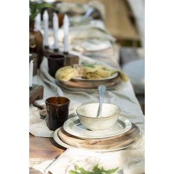 Ib Laursen Drikkeglas brun Colour Play mundblst 1 stk