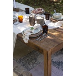 Ib Laursen Drikkeglas brun Colour Play mundblst 1 stk