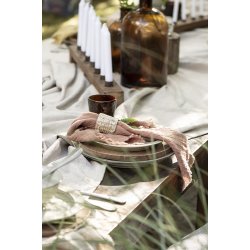 Ib Laursen Drikkeglas brun Colour Play mundblst 1 stk