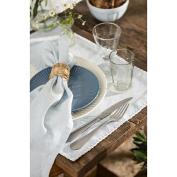 Ib Laursen Drikkeglas med rankekant mundblst