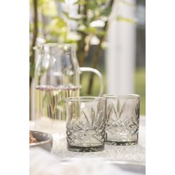 Ib Laursen Drikkeglas med mnster London rgfarvet glas, 1 stk.