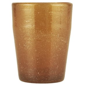 Ib Laursen Drikkeglas mustard Colour Play mundblst 1 stk