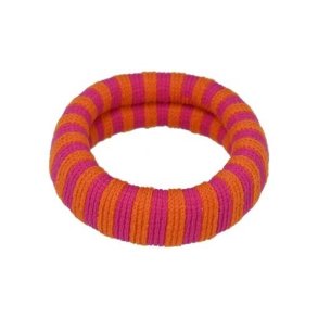 By Str Ea Hrelastik  Stribet Pink/Orange