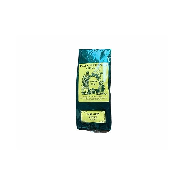 Carstensens Tehandel - Earl Grey Superior - 100g.  Bedst fr Jan 2026