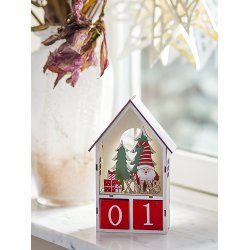 Bloomingville Edmund Kalender, R�d, Krydsfiner _ uden indhold