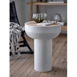 Bloomingville Ekin Plaid, Natur, Genanvendt Bomuld 150x120cm