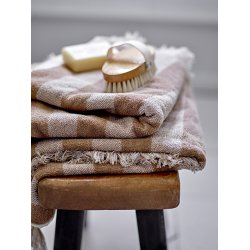 Bloomingville Elaia H�ndkl�de, Brun, Bomuld - 70 x 140 cm