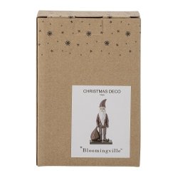 Bloomingville -Nissemand  Elion Deko, Rd, Polyresin - 14 cm