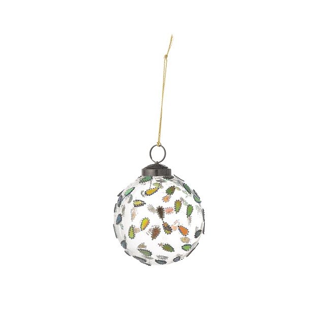 Bloomingville Ellina Ornament, Klar, Genanvendt Glas