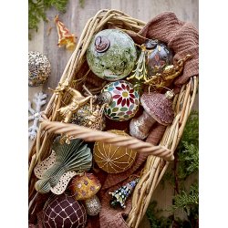 Bloomingville Ellina Ornament, Klar, Genanvendt Glas