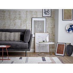 Bloomingville Elora Vase, Hvid, Stent�j 18 cm 