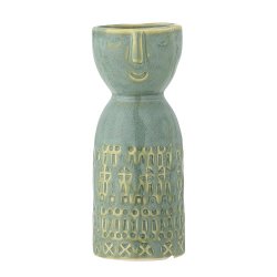 Bloomingville -Embla Vase, gr�n, Stent�j.14,5 cm 