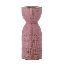 Bloomingville -Embla Vase, Pink, Stentj.14,5 cm 