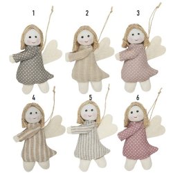 Ib Laursen Engel 6 ass My Nostalgic Christmas 9 cm. - 1 stk.