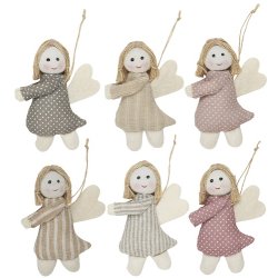 Ib Laursen Engel 6 ass My Nostalgic Christmas 9 cm. - 1 stk.