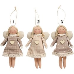 Ib Laursen Engel Sariel 3 varianter My Nostalgic Christmas 15 cm. - 1 stk.