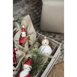 Ib Laursen Engel med glimmermund stende hndmalet