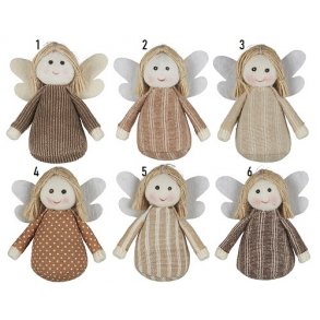 Ib Laursen Engel stende 6 ass My Nostalgic Christmas 5 cm. hj - 1 stk.