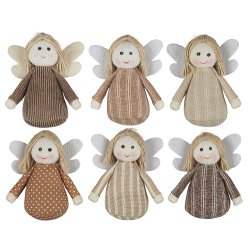 Ib Laursen Engel stende 6 ass My Nostalgic Christmas 5 cm. hj - 1 stk.