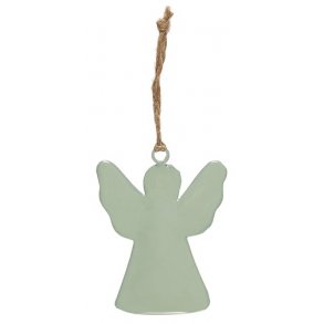 Ib Laursen Engel til ophng med jutesnor (lysegrn)
