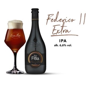 L - Italien - Flea - Federico II extra - IPA 6,6% - 0,33cl Brun