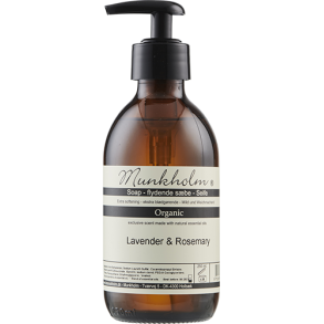 Munkholm Organic flydende sbe,  Lavendel & Rosemary 250 ml.