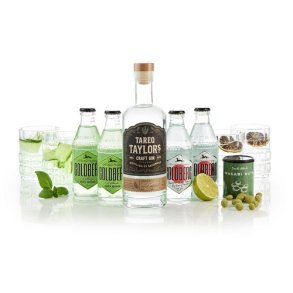 Gin & Tonic - Tareq Taylor Gin 50cl, 47%, tonic & ndder - med 4 glas