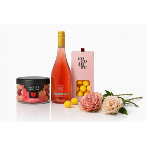 Gave med maxi B�low d�se, cider, blomster og kugler