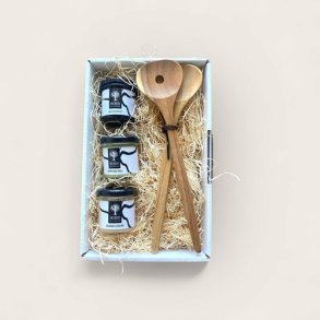 Gaveske med lkkerier til kkkenet