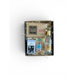 Gave�ske til MORS DAG eller FARS DAG med lille gin, tonic, lakrids og karamel