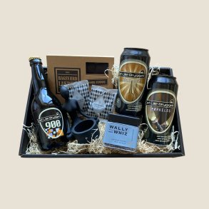 Gavekurv - Sort Hygge / l, Lakrids & Delikatesser