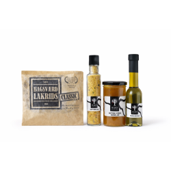 Gavepose med Hr. Skov og Bagsv�rd Lakrids