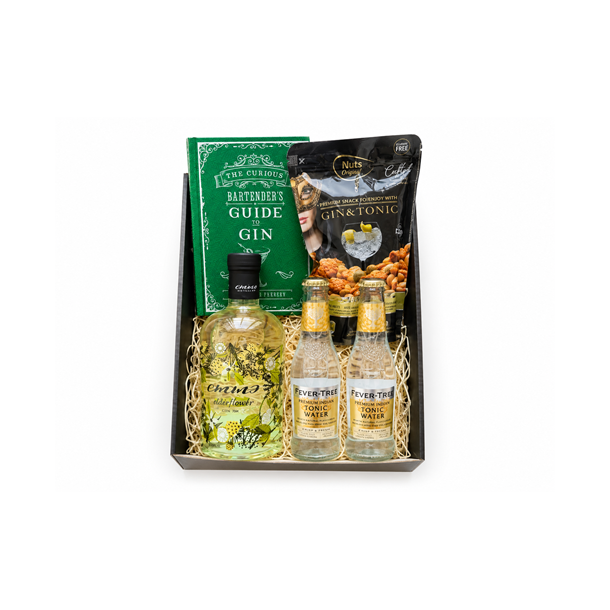 Gave�ske til FAR med ginbog, gin, tonic og n�dder